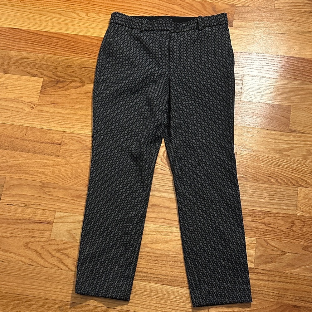 Theory Patterned Ankle Pant Size 2 NWOT